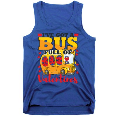 Valentines Day School Bus Driver Cute Funny Gift Gift Tank Top