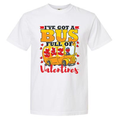 Valentines Day School Bus Driver Cute Funny Gift Gift Garment-Dyed Heavyweight T-Shirt