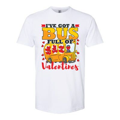 Valentines Day School Bus Driver Cute Funny Gift Gift Softstyle CVC T-Shirt