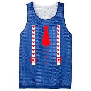 Valentines Day Suspenders Gift Mesh Reversible Basketball Jersey Tank