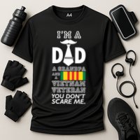 Dad Vietnam Veteran Cooling Performance Crew T-Shirt