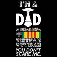 Dad Vietnam Veteran Cooling Performance Crew T-Shirt