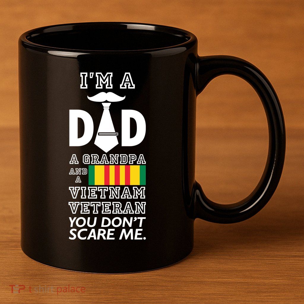 Dad Vietnam Veteran 11oz C Handle Ceramic Mug