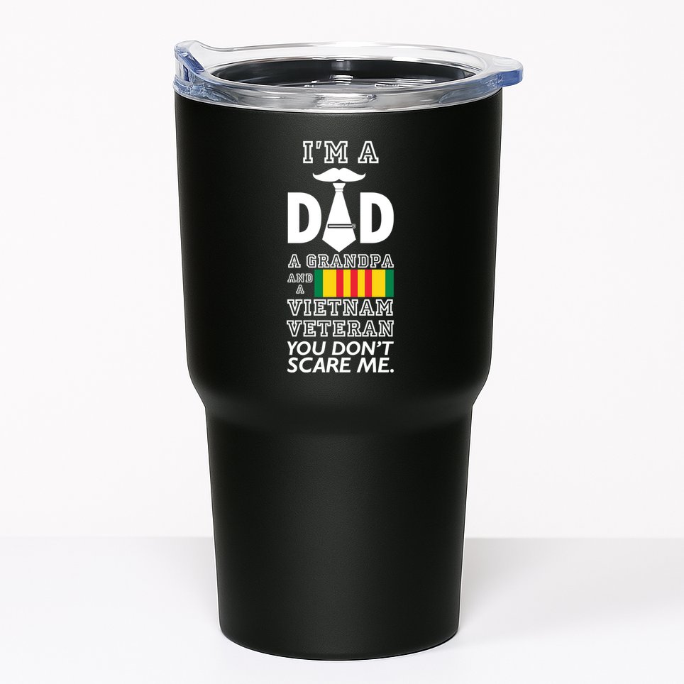 Dad Vietnam Veteran Tumbler