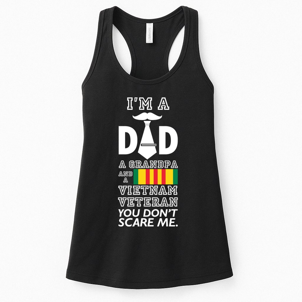 Dad Vietnam Veteran Womens Tank Top