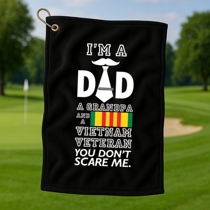 Dad Vietnam Veteran Golf Towel