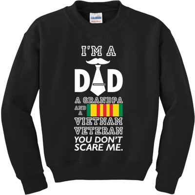 Dad Vietnam Veteran Kids Sweatshirt