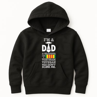 Dad Vietnam Veteran Kids Hoodie