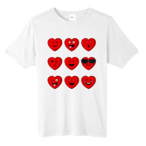 Valentines Day Silly Faces Hearts Funny Tall Fusion ChromaSoft Performance T-Shirt