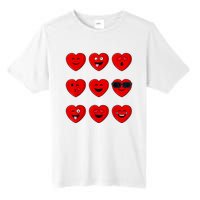 Valentines Day Silly Faces Hearts Funny Tall Fusion ChromaSoft Performance T-Shirt