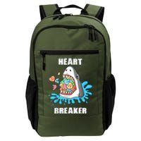 Valentines Day Shark Heart Breaker Funny Daily Commute Backpack