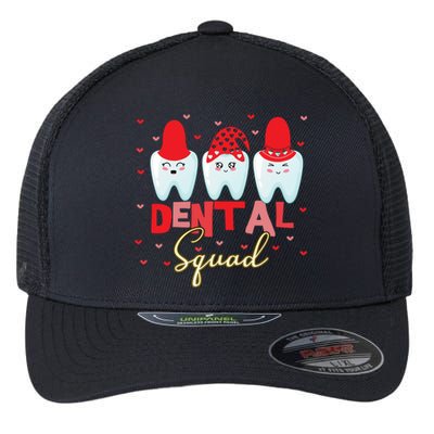 Valentine's Dental Squad Dentist Gift Flexfit Unipanel Trucker Cap