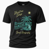 Vacation Days Spent Perfectly Beach T Cooling Performance Crew T-Shirt