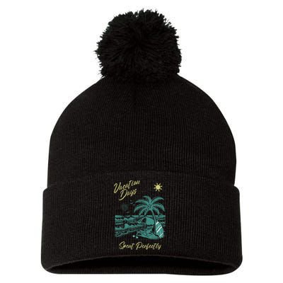 Vacation Days Spent Perfectly Beach T Pom Pom 12in Knit Beanie