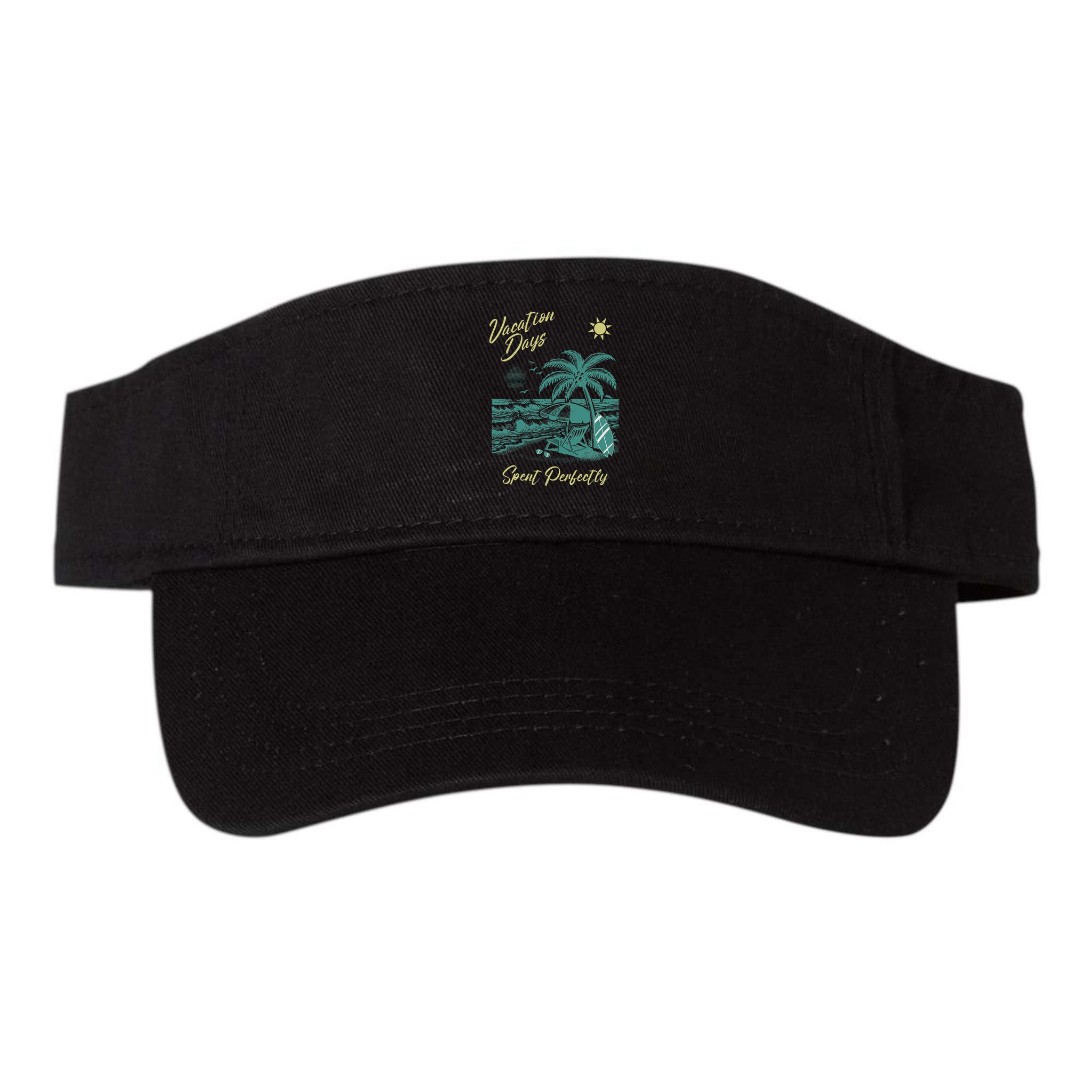 Vacation Days Spent Perfectly Beach T Visor