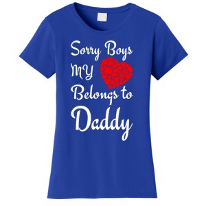 Valentine's Day Sorry My Heart Belongs To Daddy Gift Women's T-Shirt