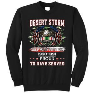 Veteran Desert Storm Veteran Proud for Father's Day Sweatshirt