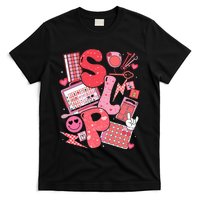 Valentines Day Speech Therapy Therapist Slpa Slp T-Shirt