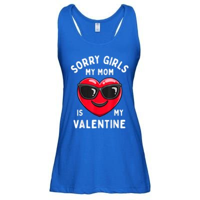 Valentines Day Sorry My Mom Is My Valentine Gift Ladies Essential Flowy Tank