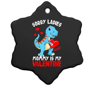 Valentines Day Sorry Ladies Mommy Is My Valentine Funny Gift Ceramic Star Ornament