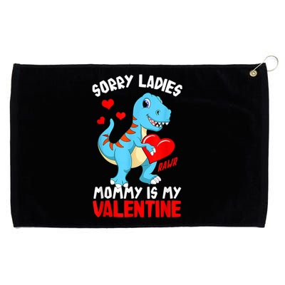 Valentines Day Sorry Ladies Mommy Is My Valentine Funny Gift Grommeted Golf Towel