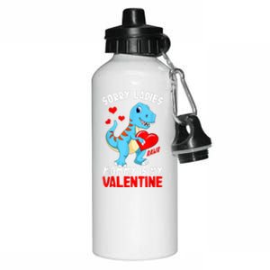 Valentines Day Sorry Ladies Mommy Is My Valentine Funny Gift Aluminum Water Bottle