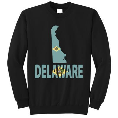 Vintage Delaware State I Love Delaware Home State Sweatshirt