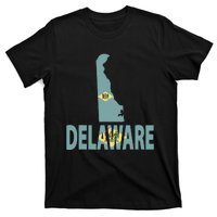 Vintage Delaware State I Love Delaware Home State T-Shirt