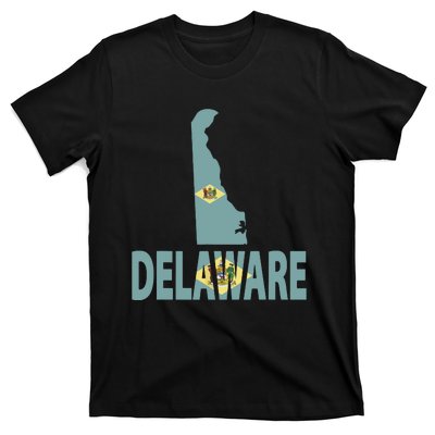 Vintage Delaware State I Love Delaware Home State T-Shirt