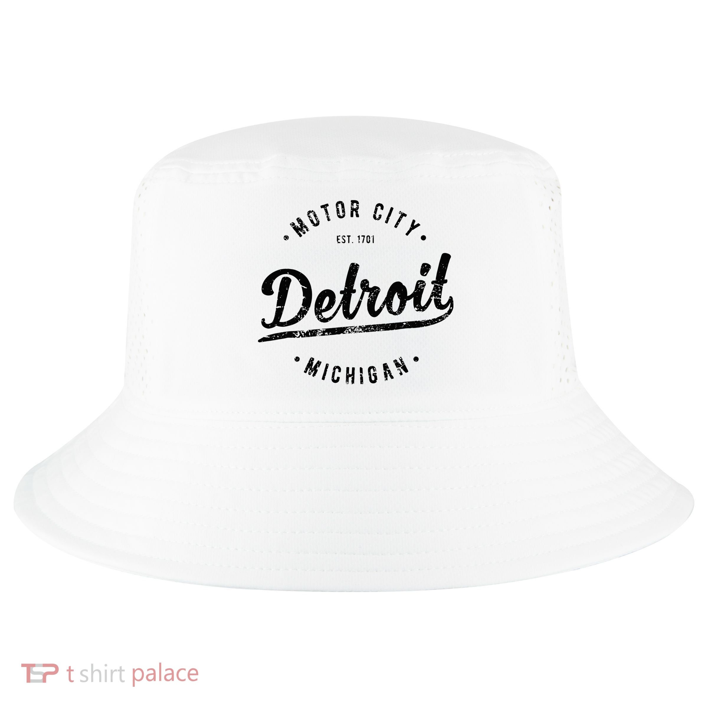 Vintage Detroit Souvenir Motor City Simple Detroit Cool Comfort Performance Bucket Hat