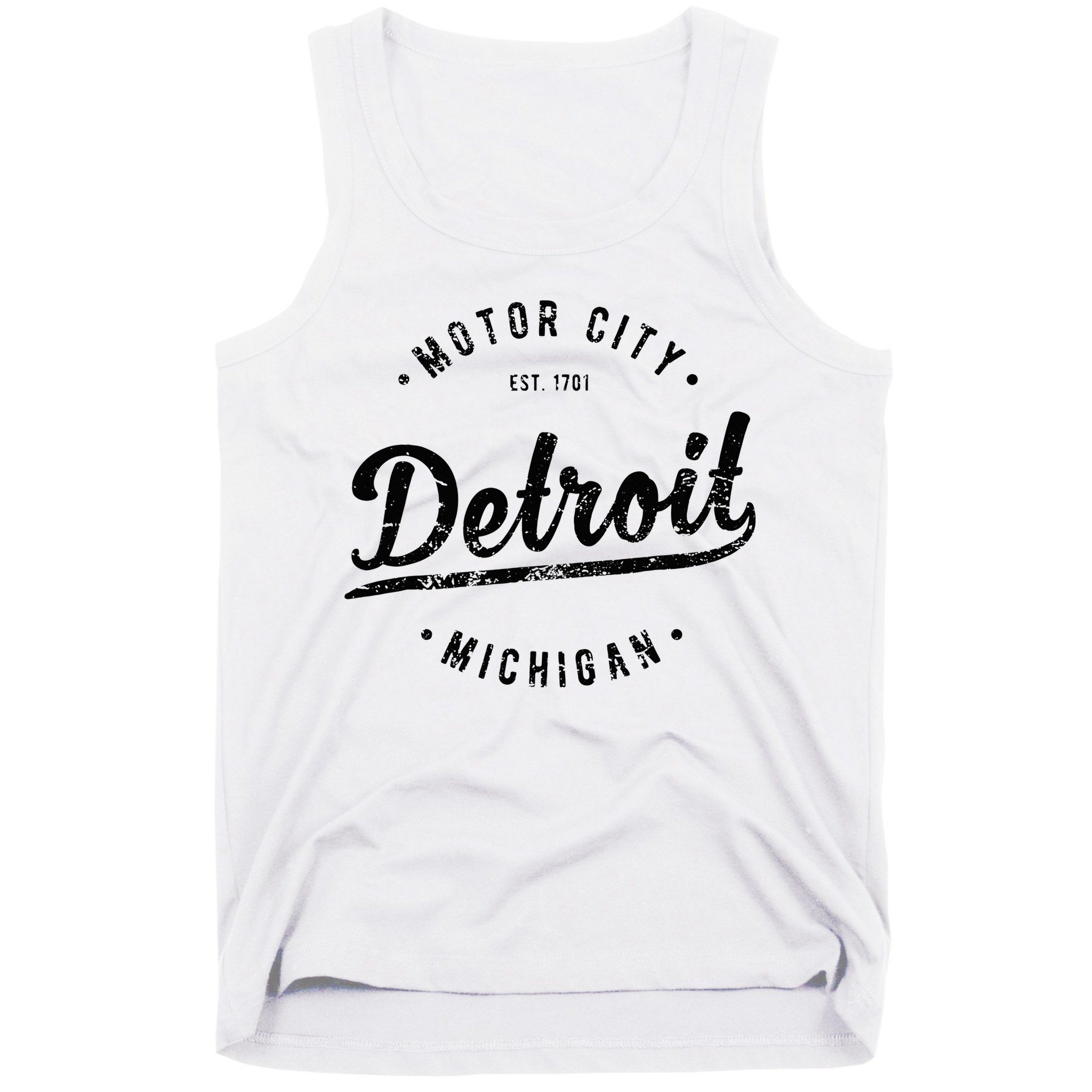 Vintage Detroit Souvenir Motor City Simple Detroit Tank Top