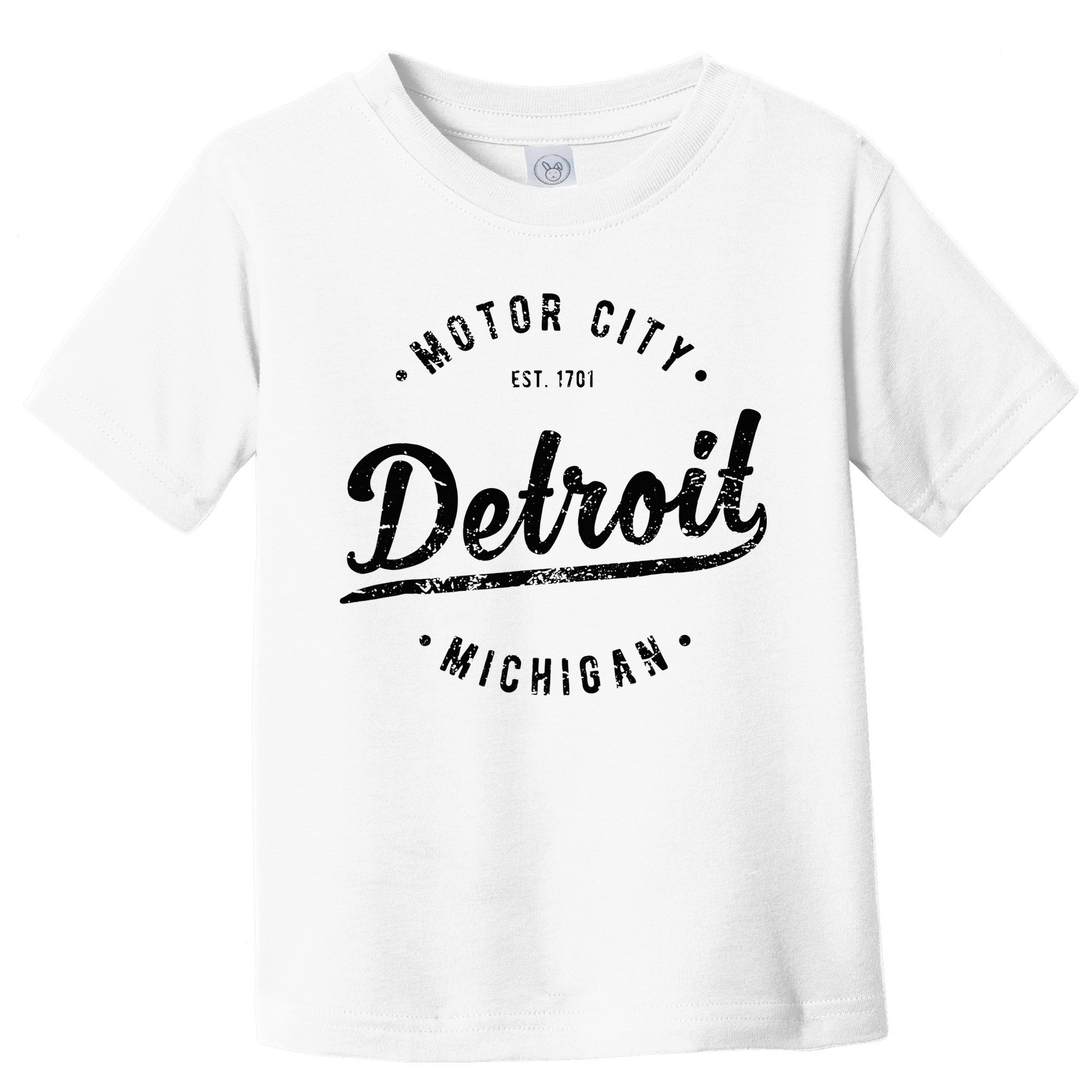 Vintage Detroit Souvenir Motor City Simple Detroit Toddler T-Shirt