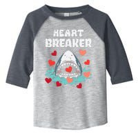 Valentines Day Shark Heartbreaker Funny Boy Toddler Fine Jersey T-Shirt