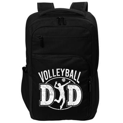 Volleyball Dad Spiking Ball Father Cool Gift Impact Tech Backpack