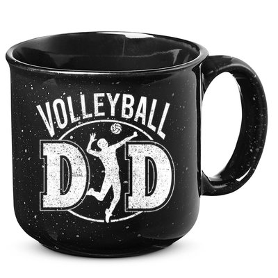 Volleyball Dad Spiking Ball Father Cool Gift 15oz Campfire Ceramic Mug