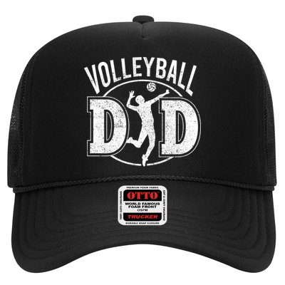 Volleyball Dad Spiking Ball Father Cool Gift Trucker Hat