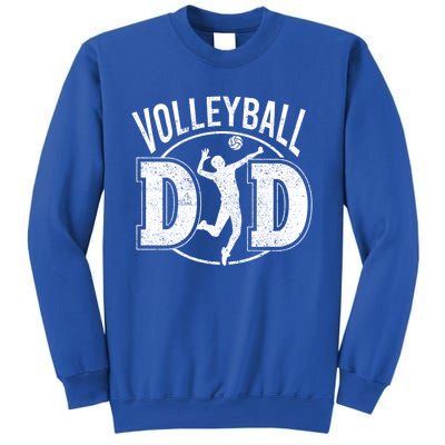 Volleyball Dad Spiking Ball Father Cool Gift Sweatshirt