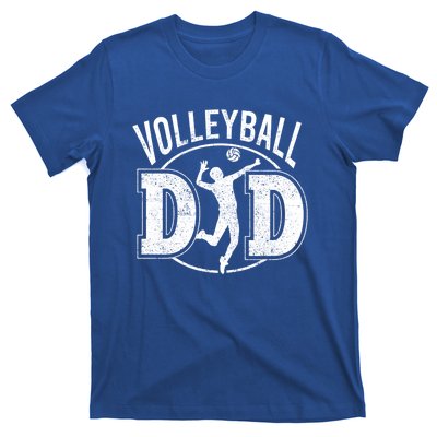 Volleyball Dad Spiking Ball Father Cool Gift T-Shirt