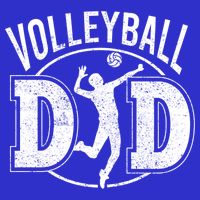 Volleyball Dad Spiking Ball Father Cool Gift V-Neck T-Shirt