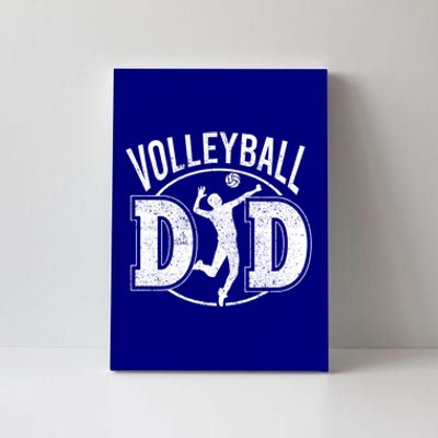 Volleyball Dad Spiking Ball Father Cool Gift Canvas