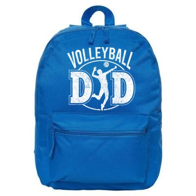Volleyball Dad Spiking Ball Father Cool Gift 16 in Basic Backpack