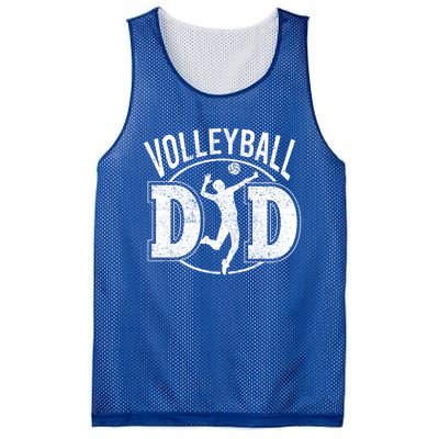 Volleyball Dad Spiking Ball Father Cool Gift Mesh Reversible Basketball Jersey Tank