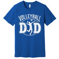 Volleyball Dad Spiking Ball Father Cool Gift Premium T-Shirt