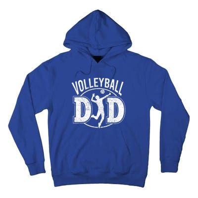 Volleyball Dad Spiking Ball Father Cool Gift Tall Hoodie