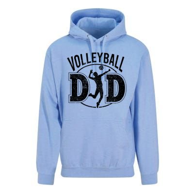 Volleyball Dad Spiking Ball Father Cool Gift Unisex Surf Hoodie