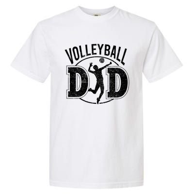 Volleyball Dad Spiking Ball Father Cool Gift Garment-Dyed Heavyweight T-Shirt