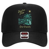 Vacation Days Spent Perfectly Beach High Crown Mesh Back Trucker Hat