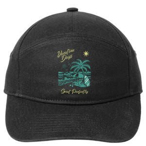 Vacation Days Spent Perfectly Beach 7-Panel Snapback Hat