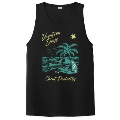 Vacation Days Spent Perfectly Beach PosiCharge Competitor Tank