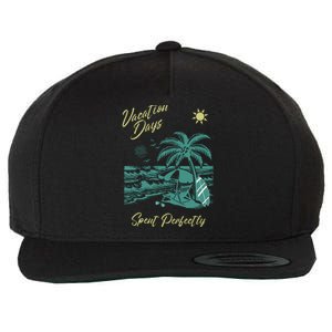 Vacation Days Spent Perfectly Beach Wool Snapback Cap